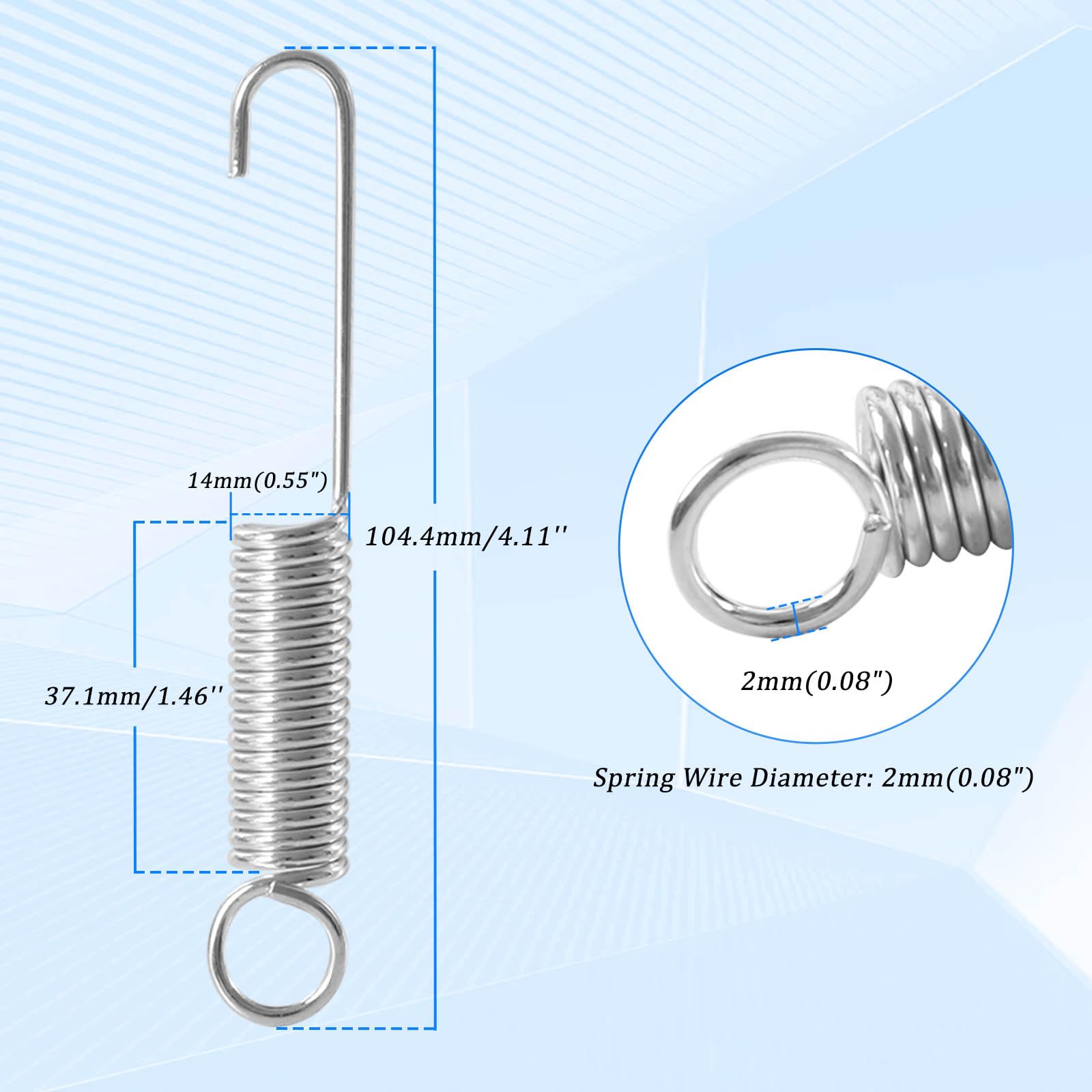 Amazon.com: Tongze Universal Kickstand Spring: 101mm/ 104mm/ 81.5